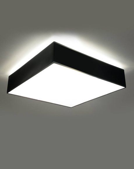 Plafond HORUS 45 BLACK + 3x ampoule LED E27 3000K Warm 7.5W 620lm