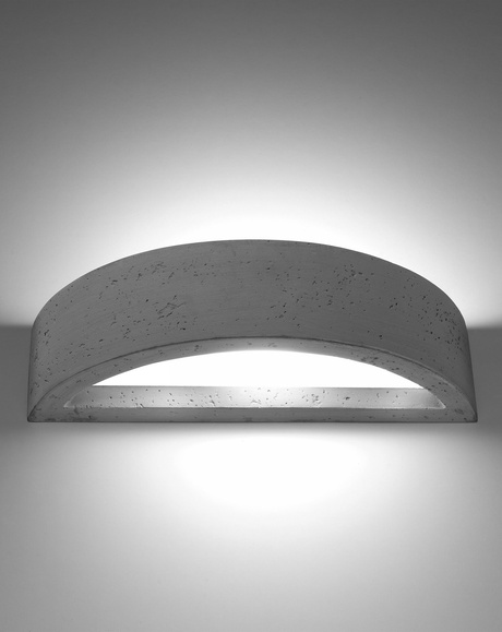 Applique ATENA béton + 1x ampoule LED E27 3000K Warm 7.5W 620lm