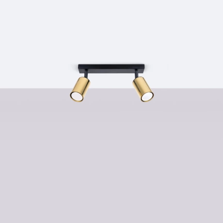 Plafonnier WINX 2 noir/doré