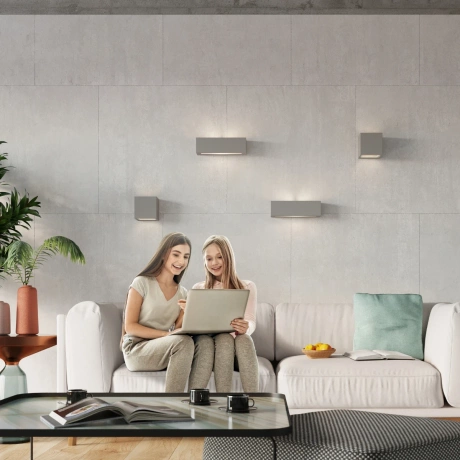 Applique céramique VEGA gris