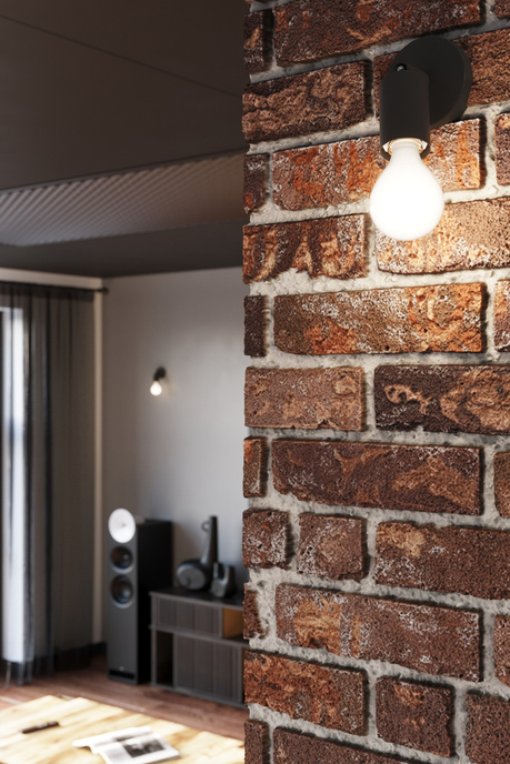 Plafond FORNES 3 noir + 3x ampoule LED E27 4000K Froid 7.5W 690lm