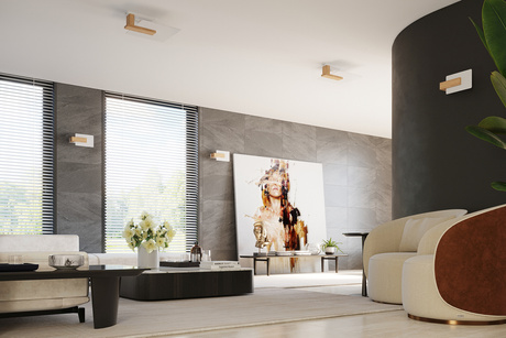 Plafond LAPPO bois naturel + 2x ampoule LED E27 4000K Froid 7.5W 650lm