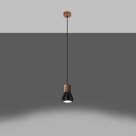 Lampe suspendue QUBIC noir