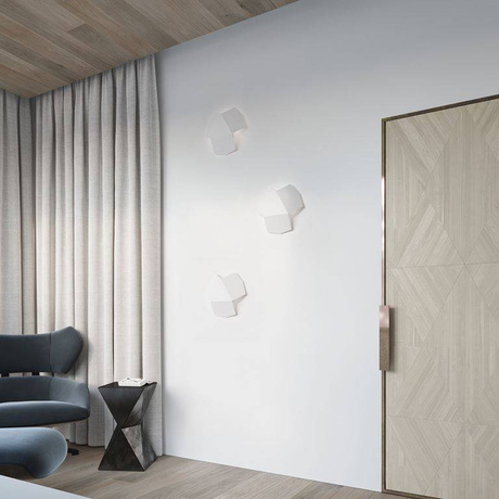 Applique TRE blanc + 2x ampoule LED G9 4000K froide 4.5W 530lm