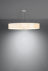 Lustre SKALA 100 blanc + 6x ampoule LED E27 4000K Froid 7.5W 650lm