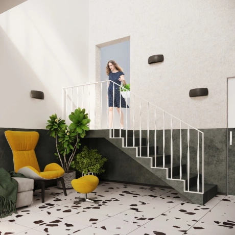 Applique céramique PONTIUS noir