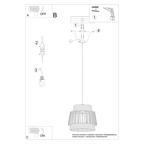 Lampe suspendue BRILO