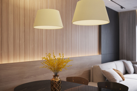 Lustre CONO 45 blanc + 3x ampoule LED E27 3000K Warm 7.5W 620lm