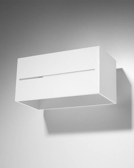 Applique LOBO MAXI blanc + 2x ampoule LED G9 4000K Froid 4.5W 530lm