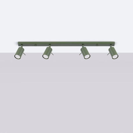 Plafonnier RING 4L vert olive