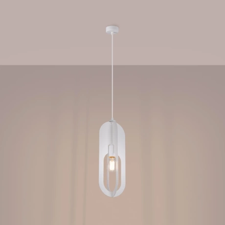 Lampe suspendue NICUS 1 blanc