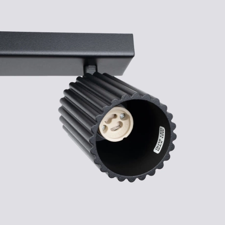 Plafonnier KARBON 3L noir