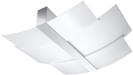 Plafond CELIA chrome + 3x ampoule LED E27 3000K Warm 7.5W 620lm
