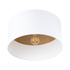 Plafond TELESTO blanc/marron clair + 1x ampoule LED E27 4000K Froid 7.5W 690lm