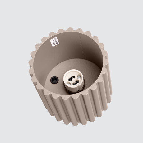 Plafonnier AURA 1 taupe GU10