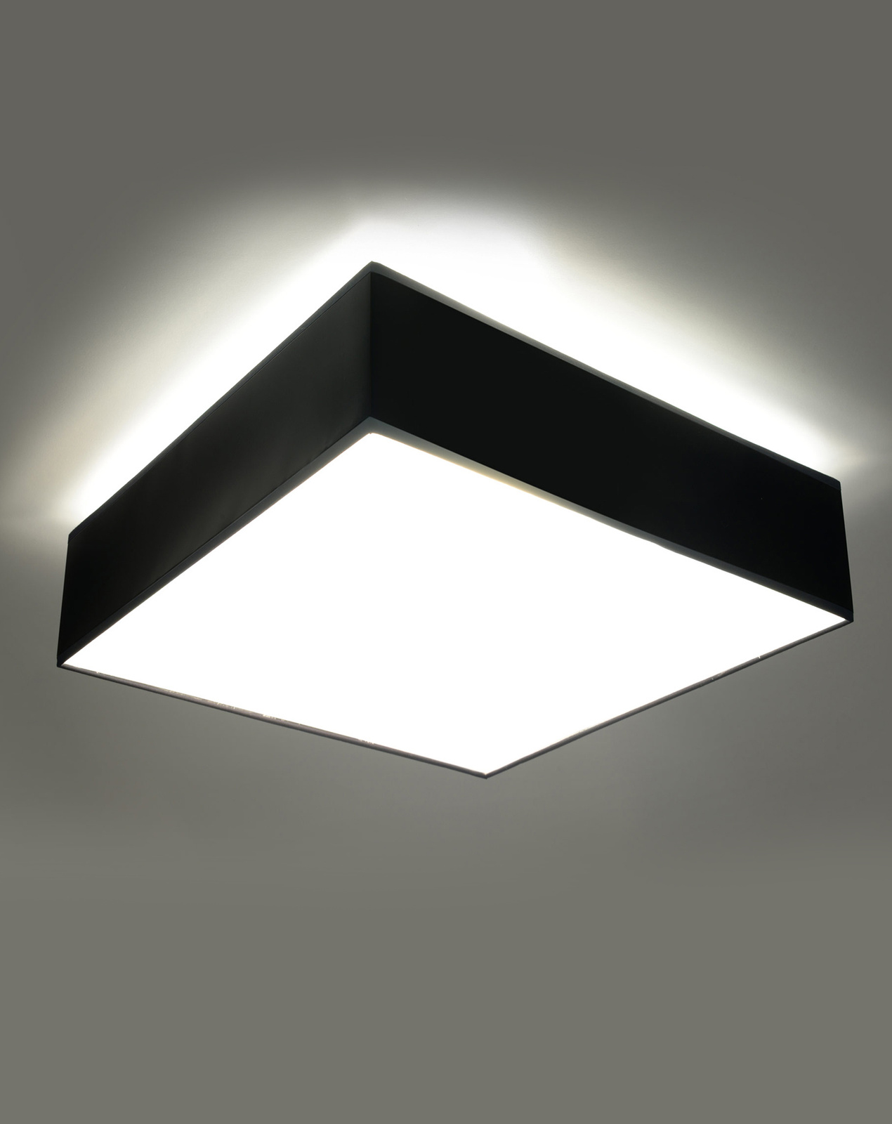 Plafond HORUS 35 BLACK + 2x ampoule LED E27 4000K Cold 7.5W 650lm