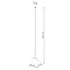 Lampe suspendue HYPERION 1 blanc + 1x ampoule LED G9 3000K Warm 4,5W 450lm