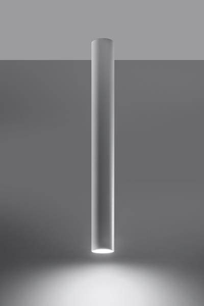 Plafond LAGOS 60 blanc + 1x ampoule LED GU-10 4000K Froid 7W 630lm