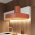 Lampe suspendue BILO rouge ocre