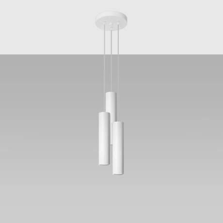 Lampe suspendue LAGOS 3P blanc