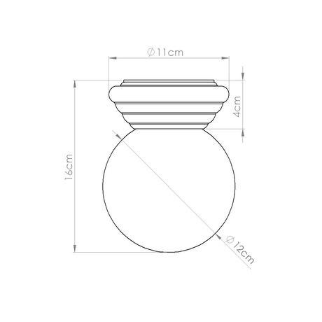 Plafonnier ZORI blanc IP44