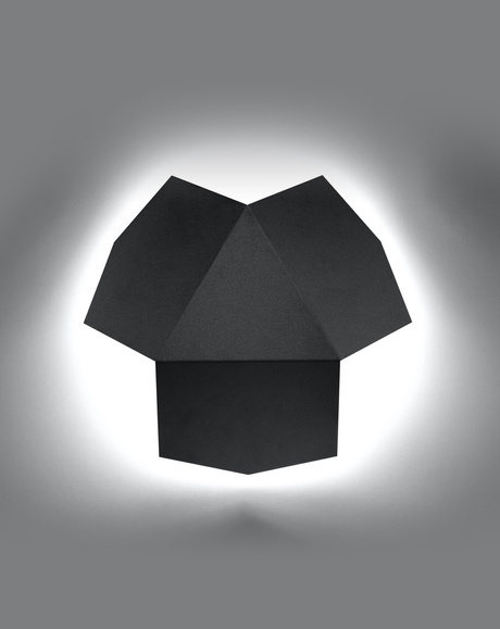 Applique TRE noir + 2x ampoule LED G9 3000K Warm 4.5W 510lm