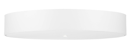 Plafond SKALA 80 blanc + 6x ampoule LED E27 3000K Warm 7.5W 620lm