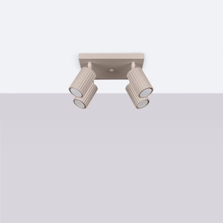 Plafonnier KARBON 4 taupe