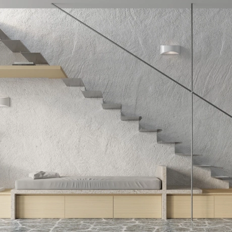 Applique vernie VIXEN blanc brillant