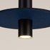 Lampe suspendue PELTA 1 noir/marine