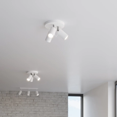 Plafonnier RING 3P blanc
