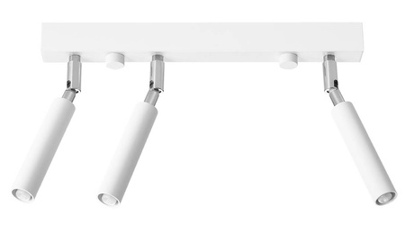 Plafond EYETECH 3 blanc + 3x ampoule LED G9 3000K Warm 4.5W 510lm