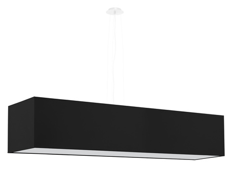 Lustre SANTA 120 noir + 5x ampoule LED E27 4000K Froid 7.5W 650lm