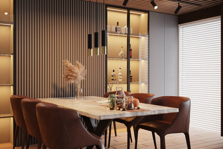 Plafond LOOPEZ noir/doré + 1x ampoule LED GU-10 3000K Warm 7W 620lm