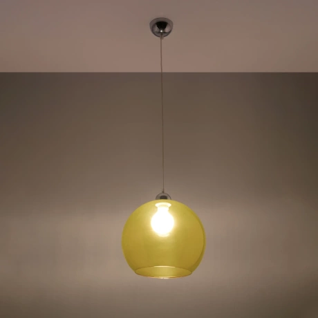 Lampe pendante BALL jaune