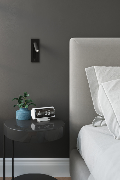 Applique ENIF noire + 1x ampoule LED G9 3000K Warm 4.5W 510lm