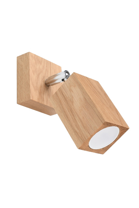 Applique KEKE oak + 1x ampoule LED GU-10 3000K Warm 7W 620lm