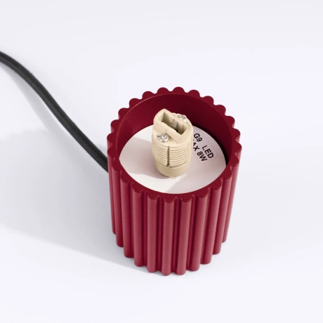 Lampe à poser HALO bordeaux