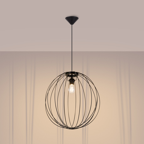 Lampe suspendue ZIRO noir