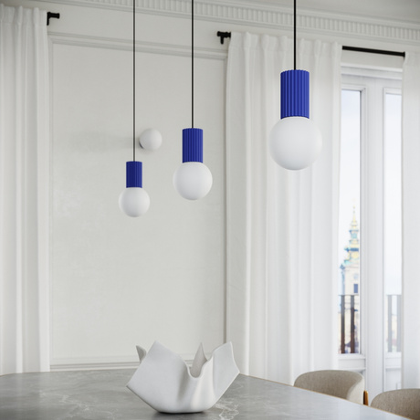 Lampe suspendue HALO 3P outremer