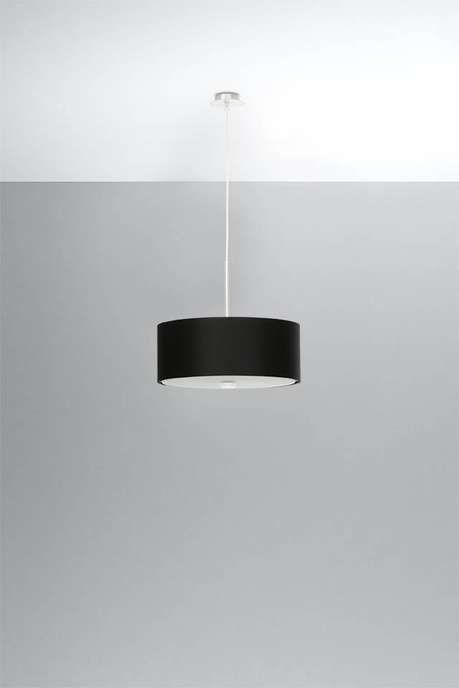 Lustre SKALA 30 noir + 3x ampoule LED E27 3000K Warm 7.5W 620lm