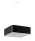 Lustre LOKKO 45 noir + 5x ampoule LED E27 4000K Froid 7.5W 650lm