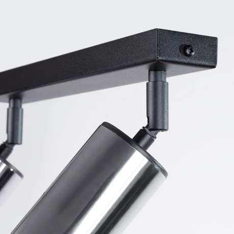 Plafonnier WINX 2 noir/chrome