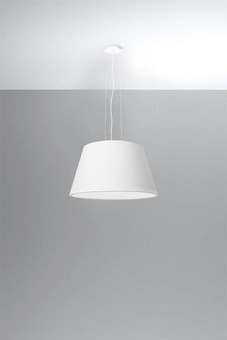 Lustre CONO 45 blanc + 3x ampoule LED E27 3000K Warm 7.5W 620lm