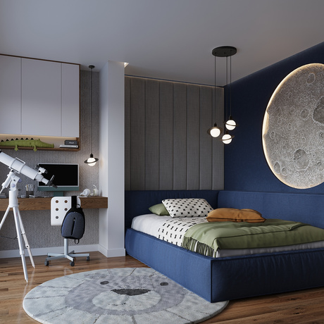 Lampe suspendue HYPERION 3P noir + 3x ampoule LED G9 3000K Warm 4,5W 450lm