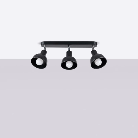 Plafonnier ELBA 3 noir
