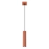 Lampe suspendue LAGOS 1 rouge ocre