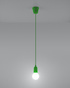 DIEGO 1 lampe suspendue verte + 1x ampoule LED E27 4000K Cold 7,5W 650lm