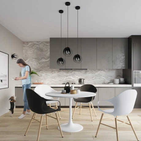 Plafonnier TULOS noir