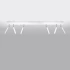Plafonnier EYETECH 6 blanc